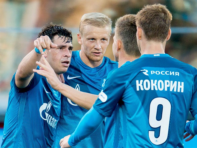 «Зенит» снова побеждает благодаря бразильцу