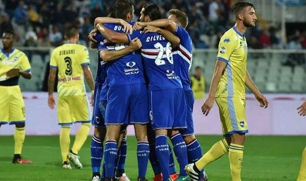 Сампдория в большинстве не смогла дожать Пескару